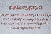Human Syndicate, a Script Font by Yoga Letter (Thumbnail 5 of 5)
