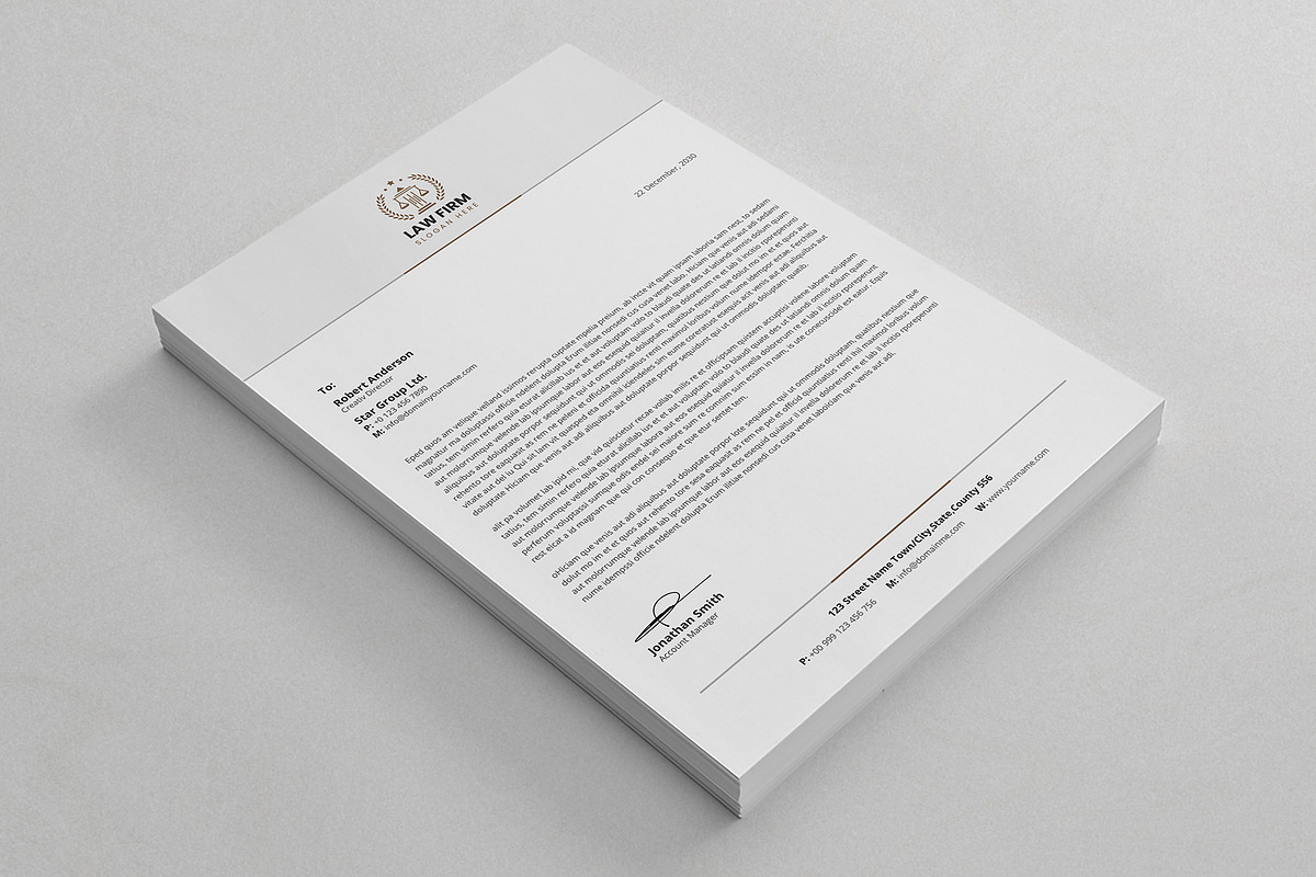 Canva Letterhead and Invoice Bundle, a Stationery Template by DesignDevisers (Photo 9 of 17)