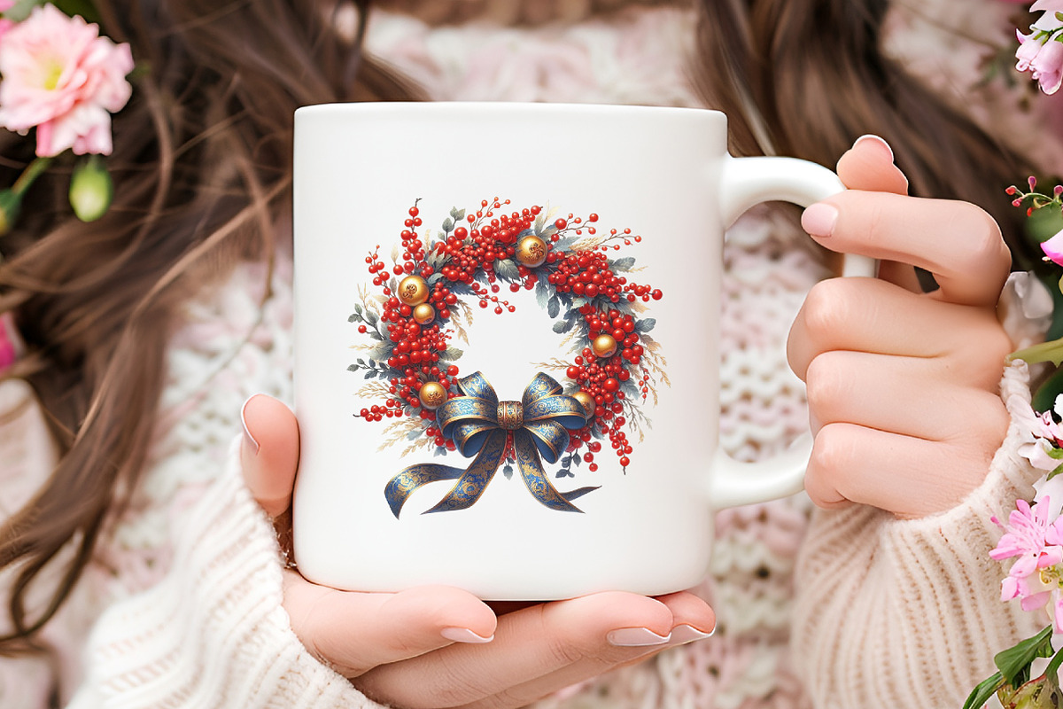 Christmas Chinoiserie Sublimation PN, an Illustration by RobertsArt (Photo 4 of 7)