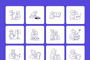 150 Empty States Doodles Bundle, an Outline Icon by Vectors Market (Thumbnail 8 of 10)