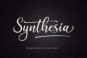 Synthesia, a Script Font by Byuly Ayika (Thumbnail 1 of 9)