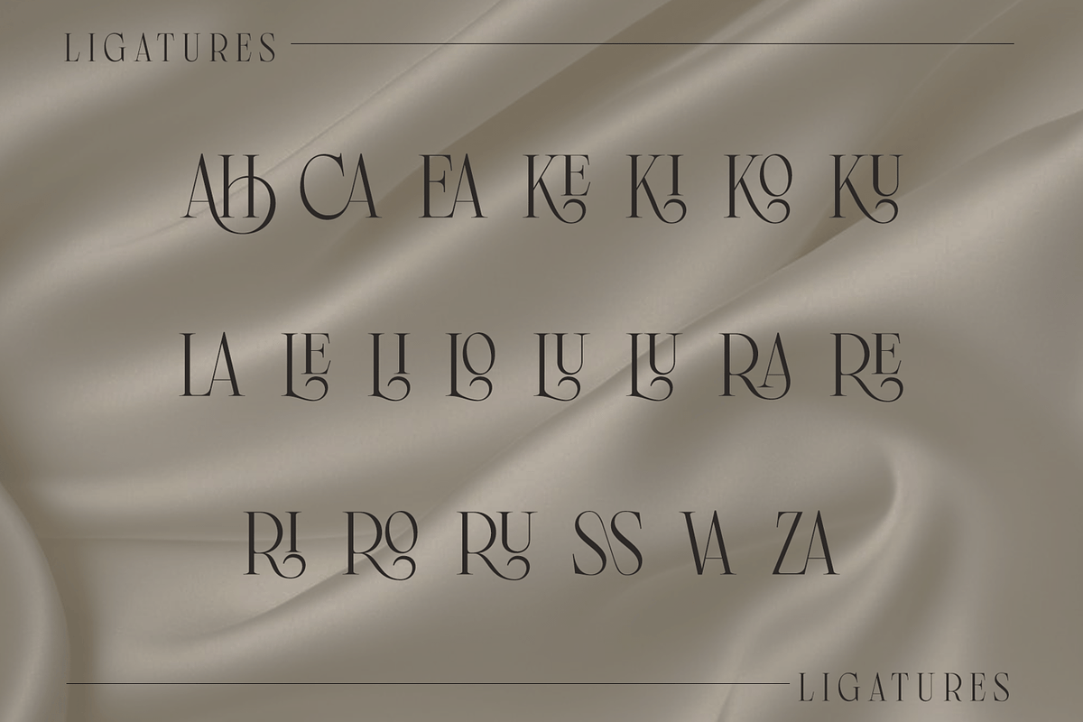 Rungless - Lingature Serif Font, a Serif Font by Luna Shop (Photo 2 of 7)