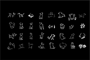 Dogs lineart vector set, an Object Graphic by Akdesain (Thumbnail 3 of 5)
