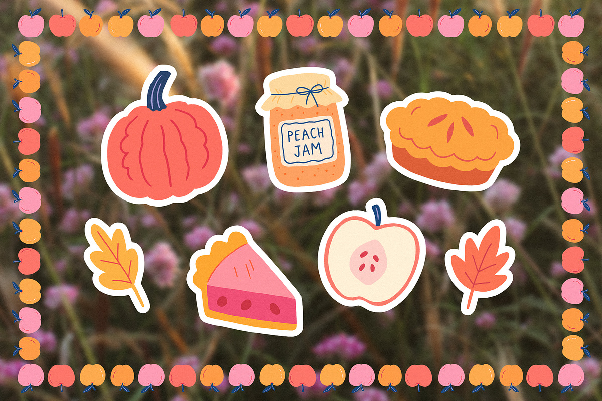 Fall Finds and Homemade Pies, a Seasonal Illustration by Dina Mae (Photo 3 of 12)