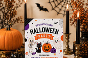 Spooky Halloween Birthday Party Card, an Invitation Template by Arslan (Thumbnail 4 of 5)