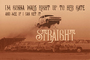 Thunder Typeface, a Font by Cruzine (Thumbnail 3 of 5)
