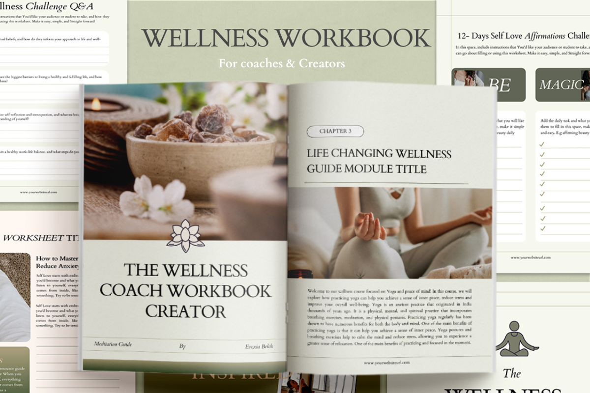 Wellness Coach Workbook Canva