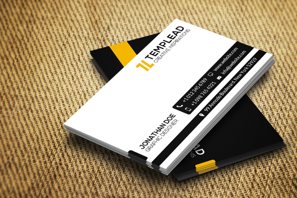 Corporate Business Card CM085, a Business Card Template by annozio (Photo 2 of 4)