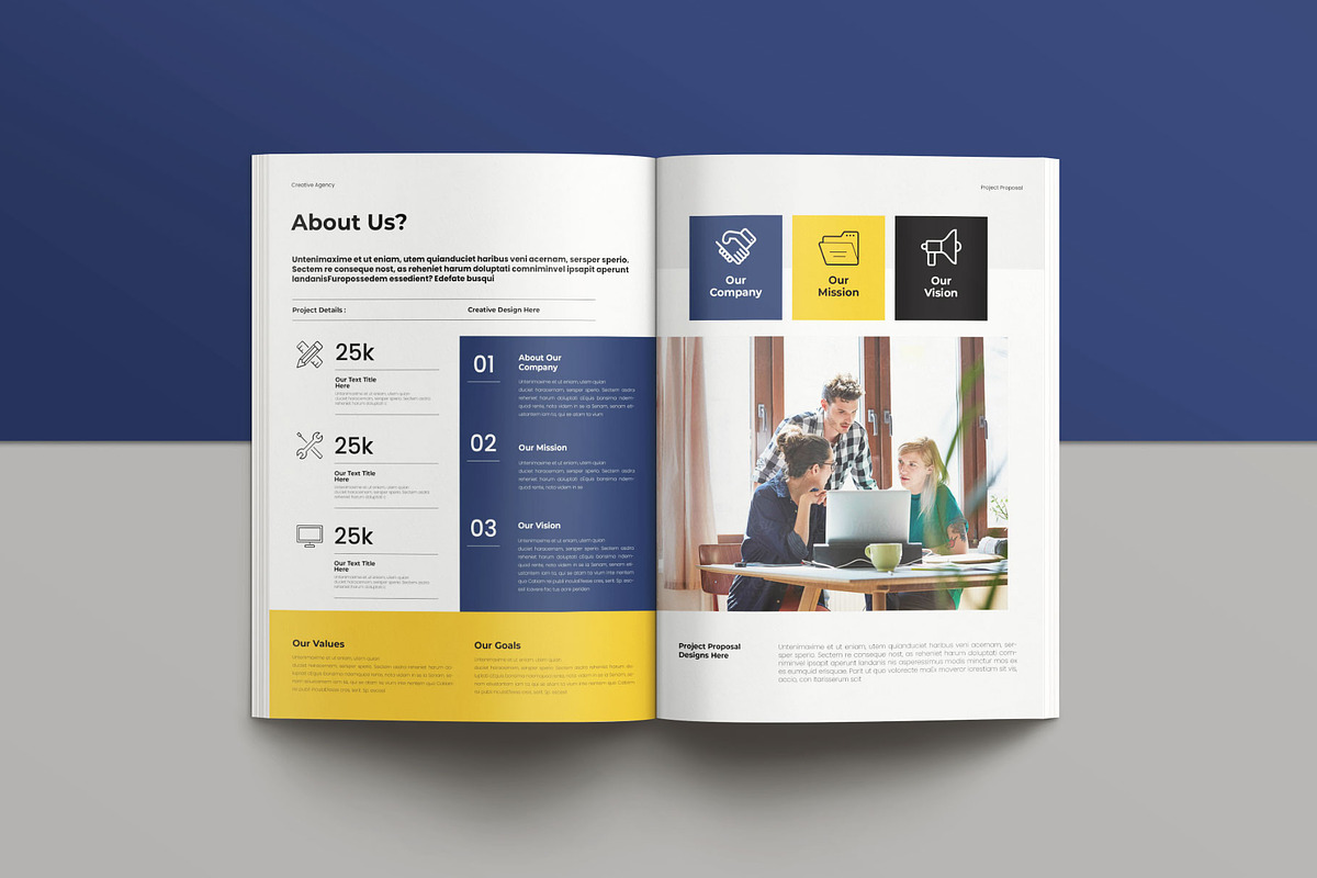 Project Proposal Brochure Template, a Brochure Template by Creative-Work (Photo 4 of 8)