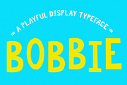 Bobbie, a Font by FDwight (Thumbnail 1 of 4)