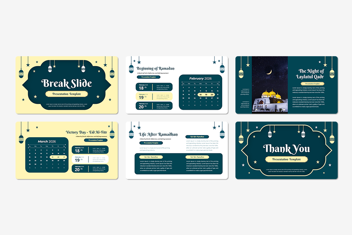The Blessings of Ramadan GoogleSlide, a Presentation Template by QR Design Studio (Photo 3 of 3)