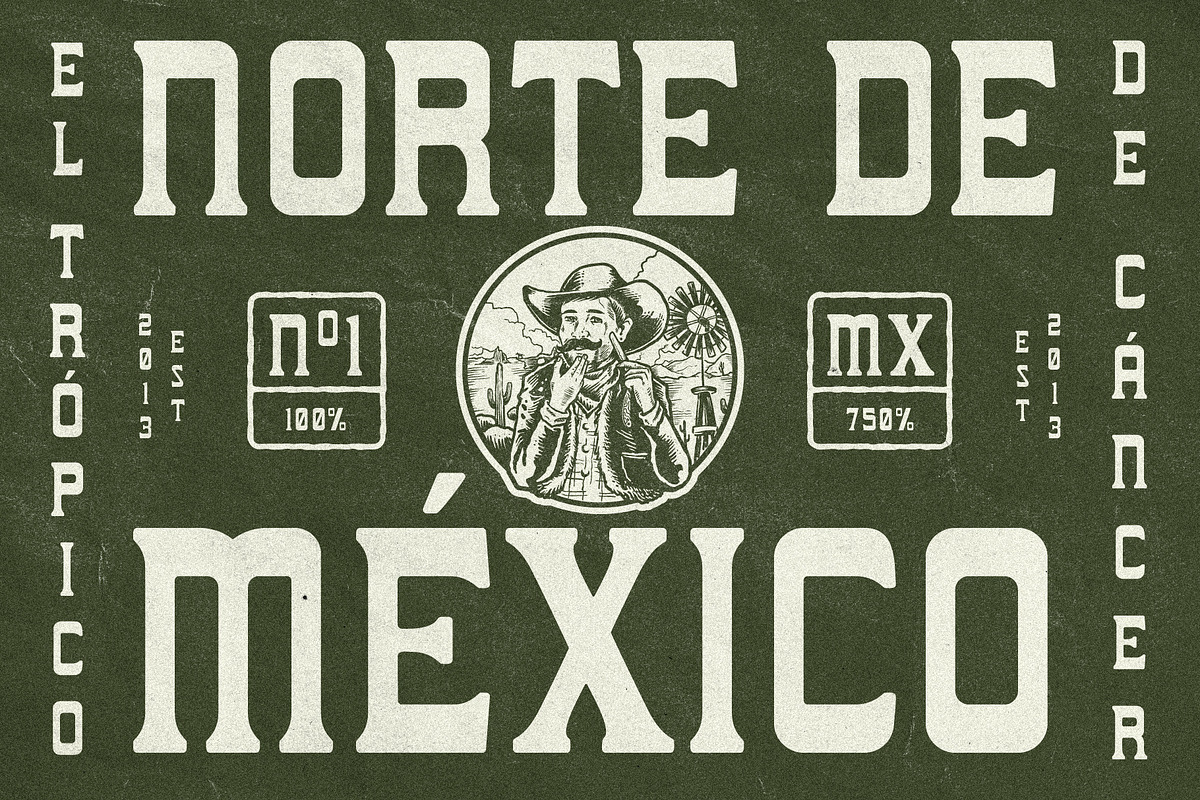 Kolabore - vintage Display, a Serif Font by Invasi Studio (Photo 3 of 10)