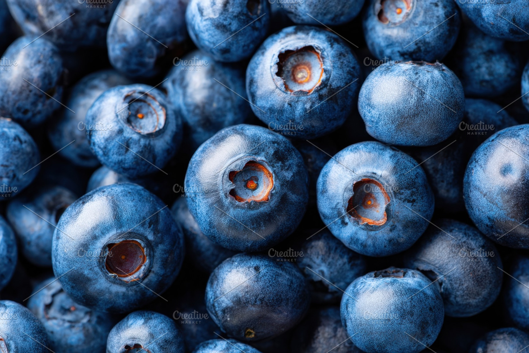 Background of ripe and sweet blueberries, a Food & Drink Photo by AlyaAnd
