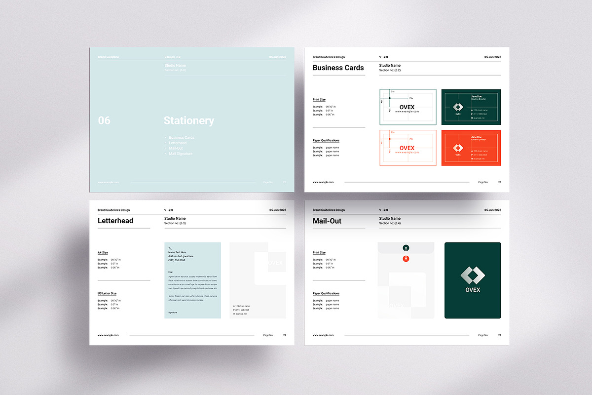 Brand Identity Guidelines Template, a Brochure Template by ArtisanaAura (Photo 10 of 14)