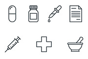 Bundles Set Optical Store Icons, an Outline Icon by adenpinkstore (Thumbnail 3 of 44)