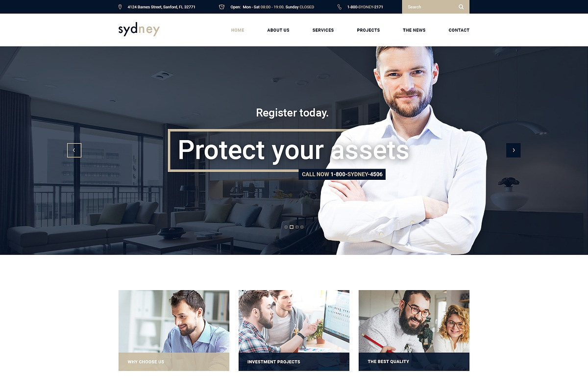 Sydney- Premium Finance/Business PSD, a Websites & App Template by Milo Studio (Photo 2 of 18)