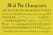 CS Nadine Drawn, a Serif Font by Craft Supply Co. (Thumbnail 8 of 8)