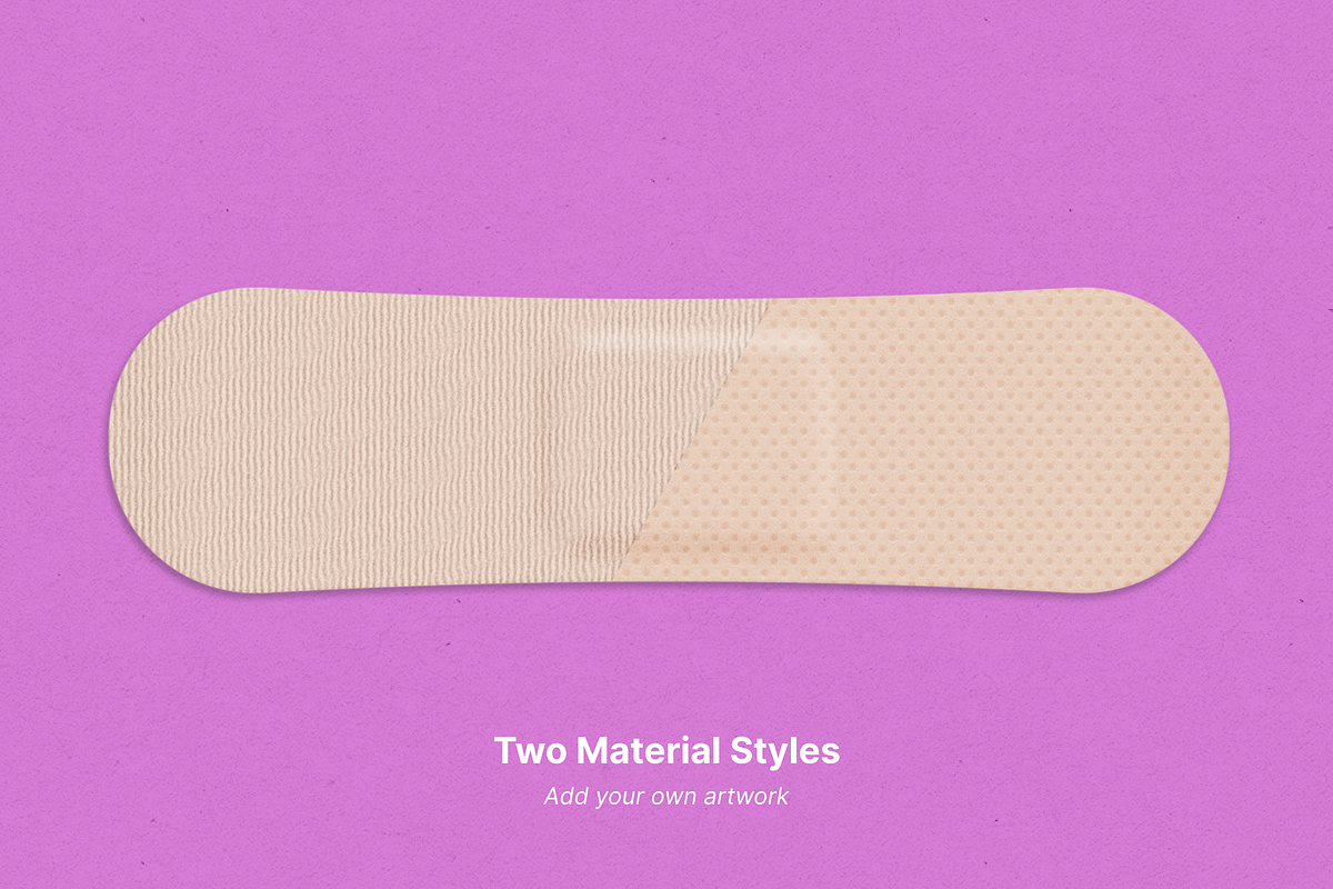 Basic Bandage Mockup Pack for PS, a Product Mockup by studio.pancz (Photo 3 of 7)