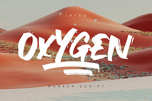 Oxygen Script Font + Extentions