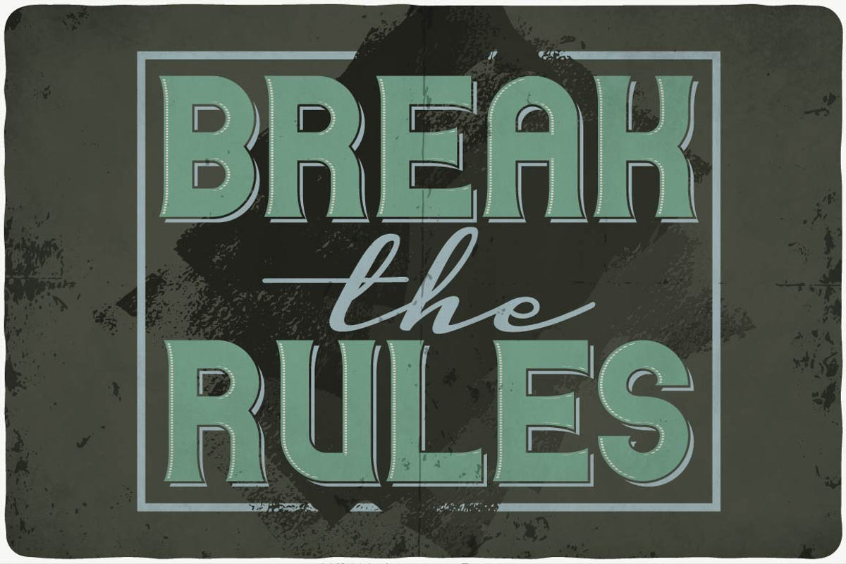 Biker typeface, a Symbol Font by VozzyStock (Photo 7 of 7)