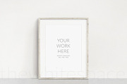 3x4 Ratio - Wooden Frame Mockup, a Print Template by The White Space Co. (Thumbnail 4 of 7)