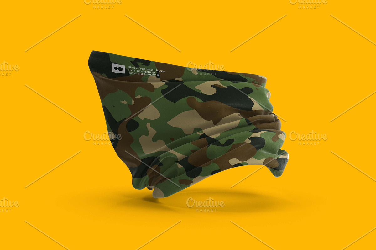 Neck Gaiters or Buff Mockup, a Mask Mockup by Aprndy85 (Photo 3 of 5)