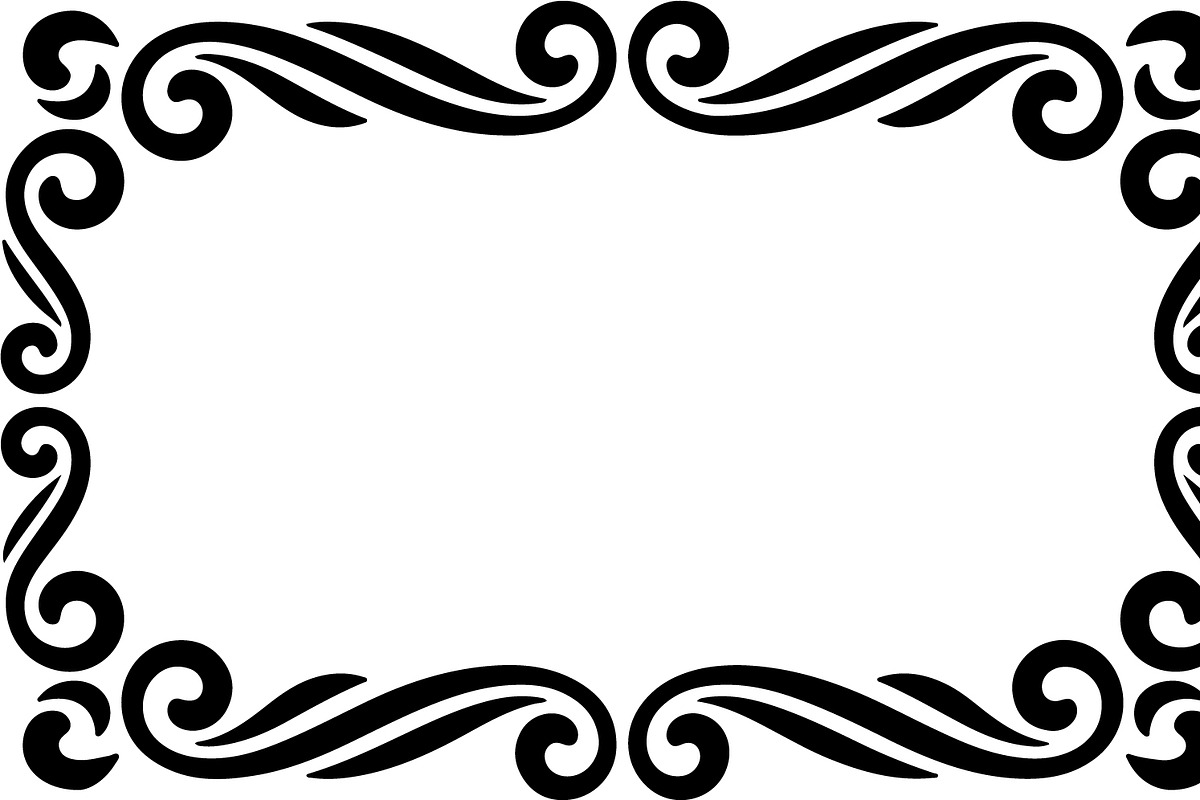 Elegant Decorative Border Frame, a Decorative Illustration by himelgfx (Photo 7 of 21)