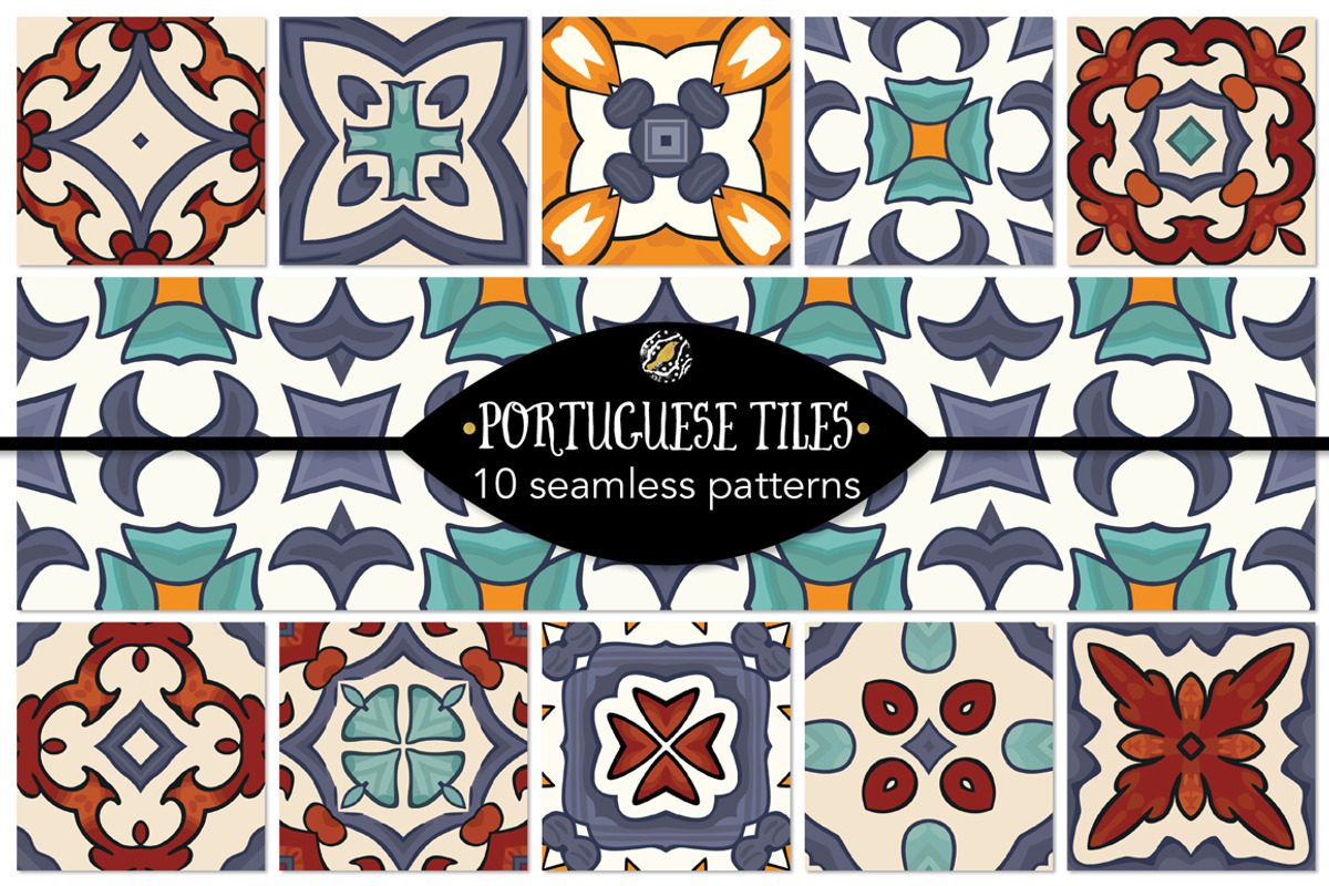 Set 83 - 10 Seamless Patterns, a Pattern Graphic by Little Bird (Photo 1 of 7)