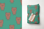 Cuties animals patterns collection, a Pattern Graphic by K.SweeTheArt (Thumbnail 6 of 14)
