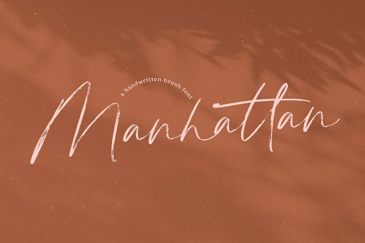 Manhattan | Brush Script Font