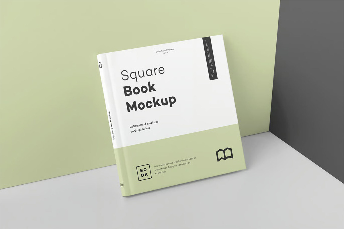 Square Book Mock up, a Books & Magazine Mockup by zippypixelstudio (Photo 12 of 16)
