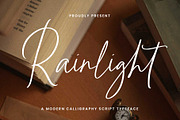Rainylight - Handwriting Script, a Script Font by Arterfak Project (Thumbnail 2 of 13)