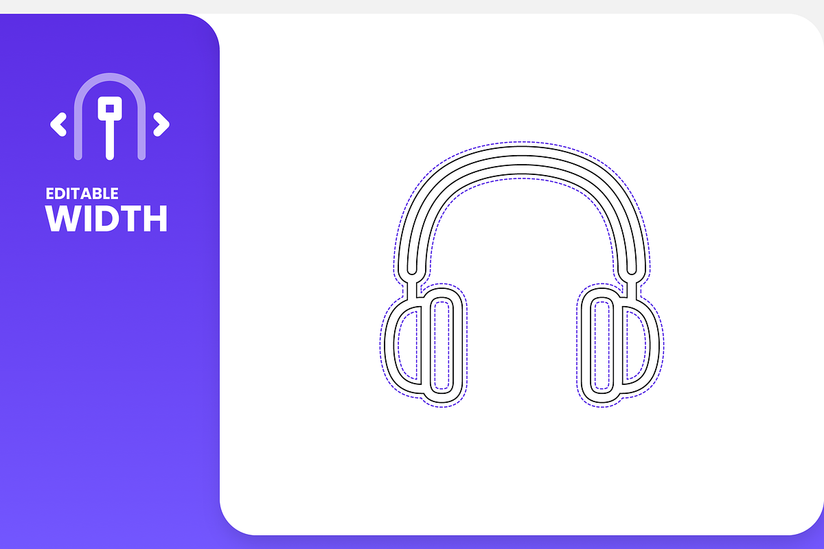 Recording Studio Line Icons, an Outline Icon by RudenkoArts (Photo 4 of 4)