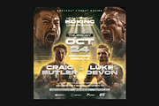 Boxing Poster Template, a Flyer Template by Bornx Design (Thumbnail 5 of 6)