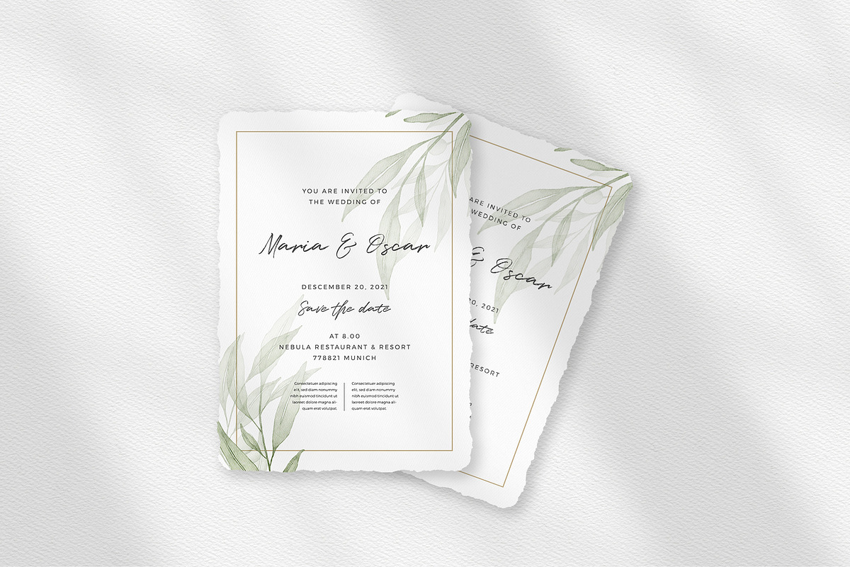 Watercolor Olive Branches Leaves, an Illustration by Creatchees.std (Photo 13 of 13)