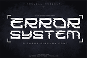 Z.W Error System, a Blackletter Font by inumocca_type (Thumbnail 1 of 12)