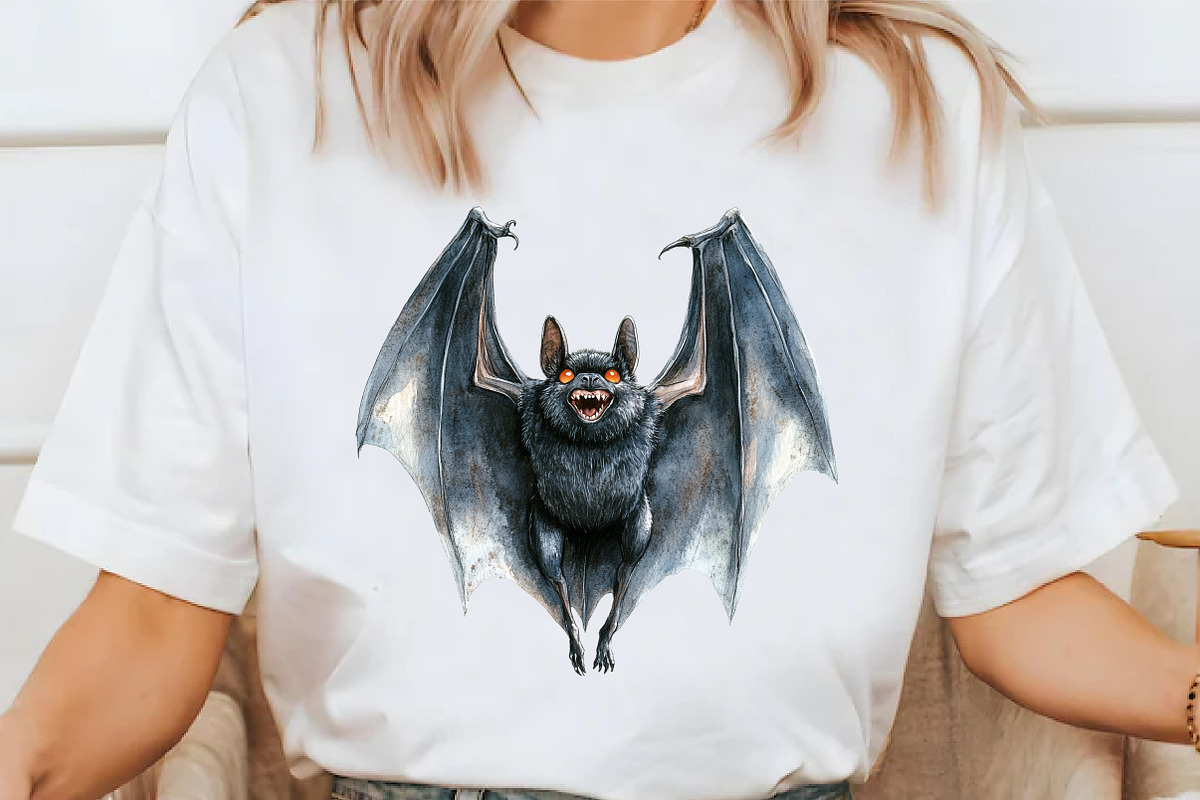 Quirky Halloween Bats Clipart, an Illustration by Libby Wishes (Photo 4 of 6)