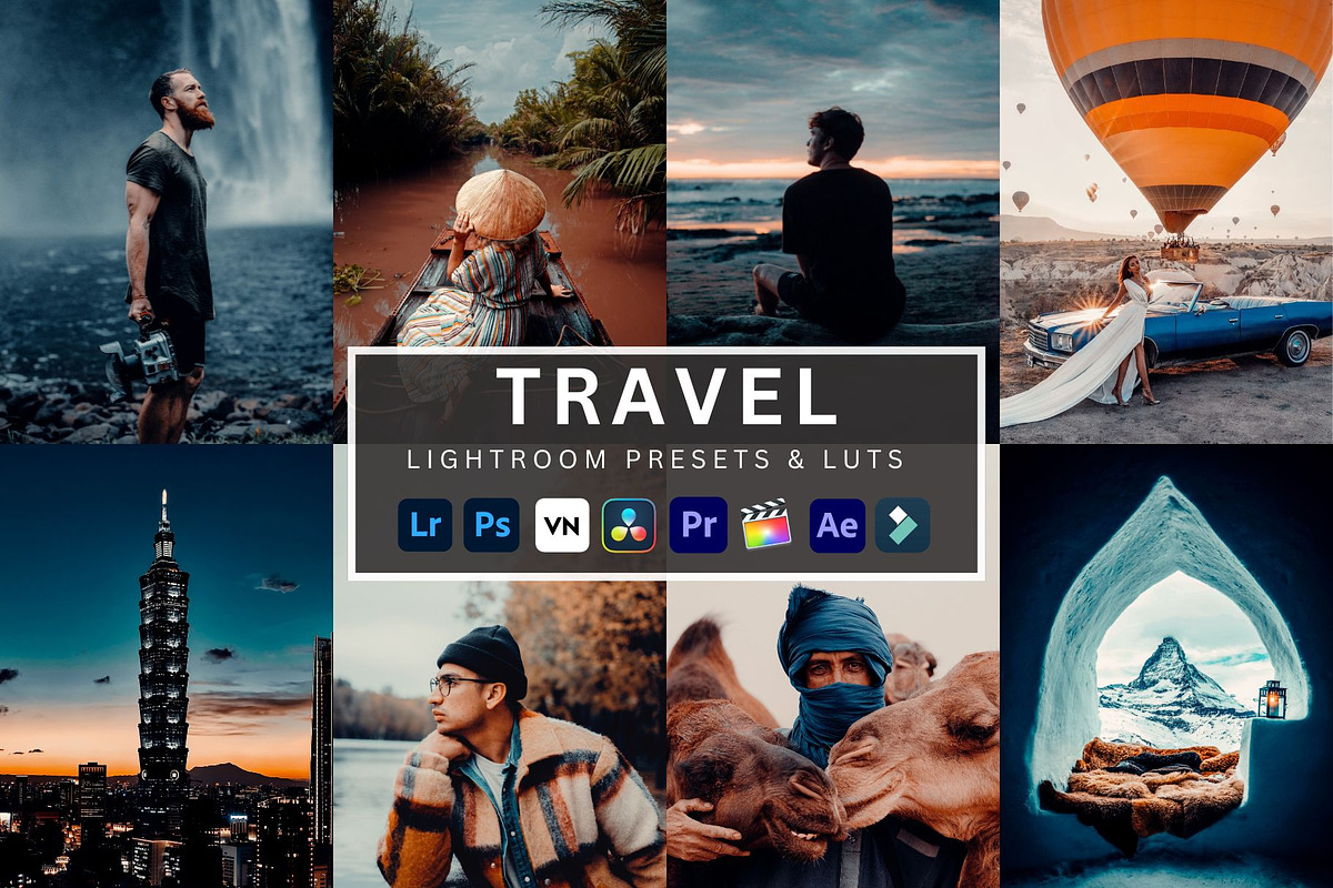 Travel Lightroom Presets & Luts, a Preset Add-On by presetsroom (Photo 1 of 11)
