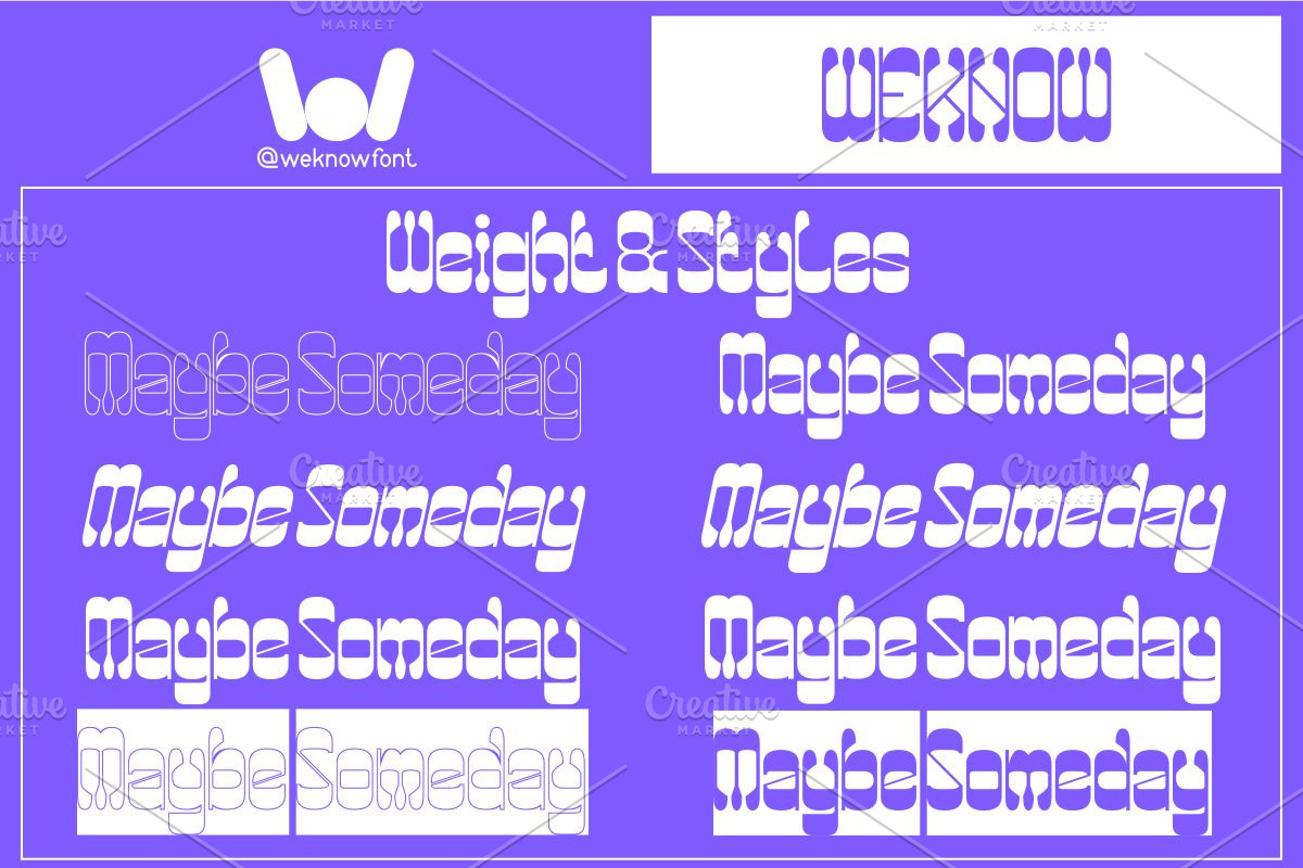 Maybe Someday font, a Font by weknow (Photo 7 of 8)