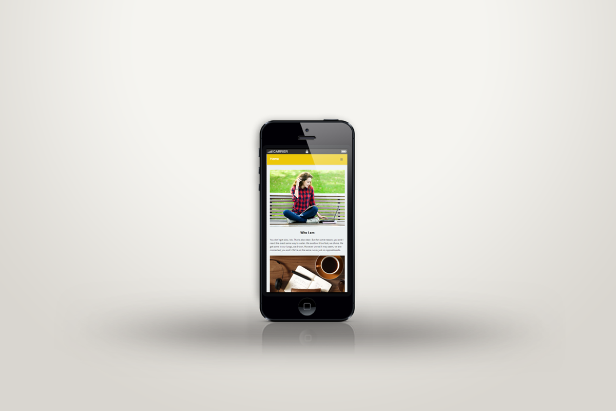 Home - HTML Responsive One Page, a HTML Template by JoaoRibau (Photo 2 of 4)