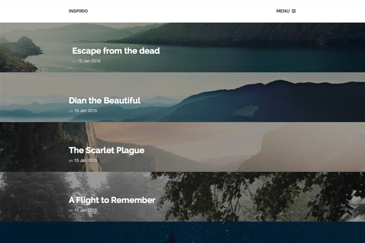 Inspirio Ghost Theme, a Websites & App Template by Vietism (Photo 2 of 5)