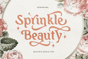 Sprinkle Beauty - Display Bold Font