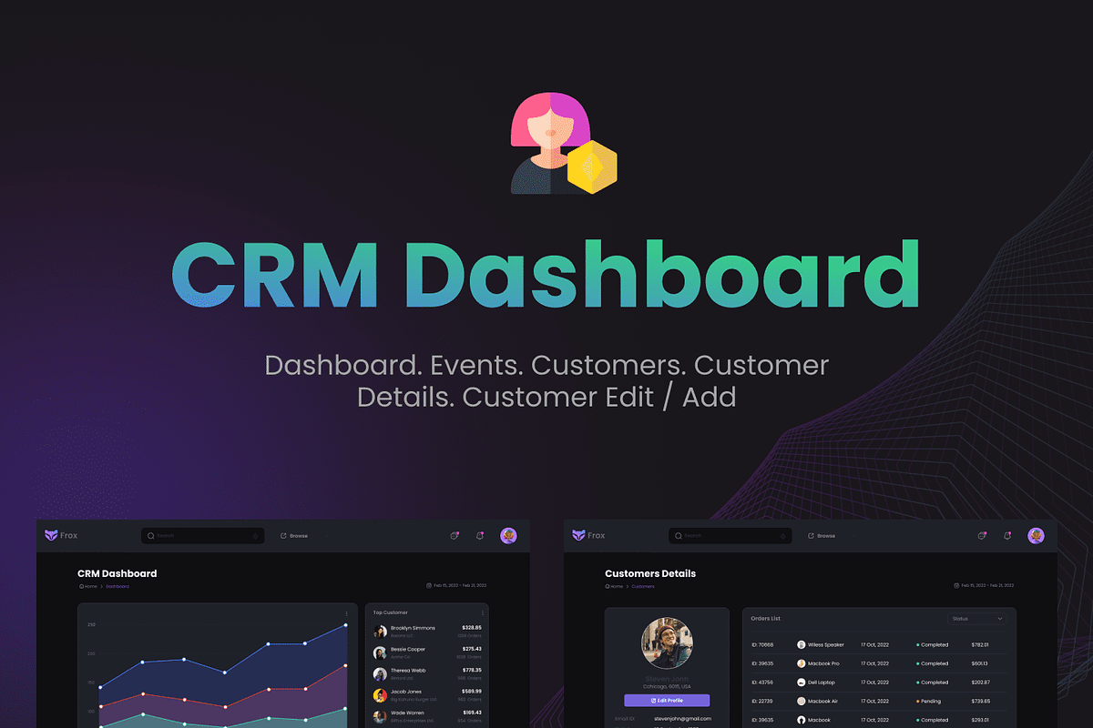 Frox - TailwindCSS Dashboard, a HTML Template by AliThemes (Photo 9 of 19)