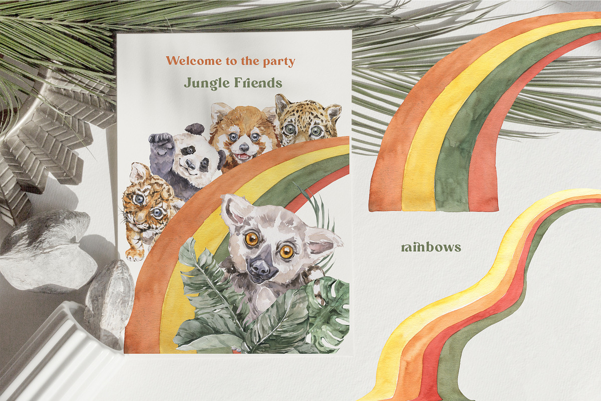 Jungle Cuties. Tropical Baby Animals, an Animal Illustration by Cat In Colour (Photo 3 of 9)