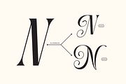 Dh Nottera Elegance - 7 Fashion Font, a Serif Font by Dharmas Foundry (Thumbnail 14 of 17)