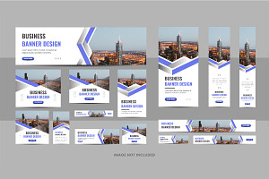 Corporate web banner template bundle, a Marketing Template by Pavel_design