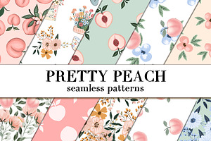 Peach Seamless Papers