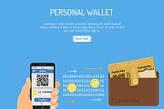 Crypto currency bitcoin technology, a Finance Illustration by TAlex (Thumbnail 6 of 7)