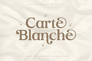 Carte Blanche | Stunning Serif Font, a Serif Font by Pentagonistudio (Thumbnail 1 of 10)
