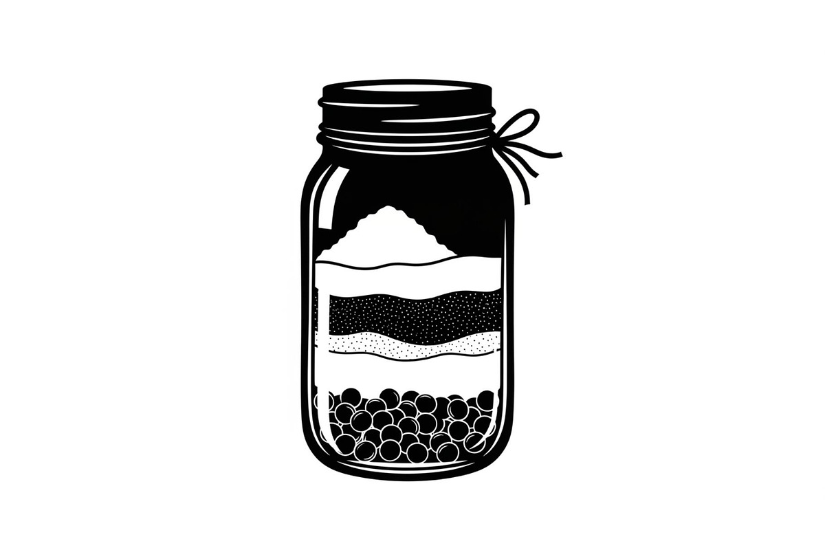 Layered Mason Jar Ingredients Bundle, an Illustration by yasushie (Photo 11 of 31)